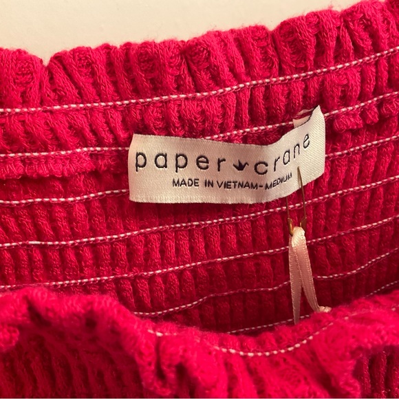 Paper Crane Strappy Halter Top - NWT - Size Medium - Pink - Picture 5 of 9